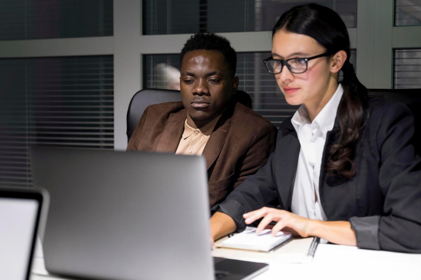 Professional analyzing financial data and market trends